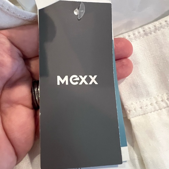 Mexx NWT 100% Linen White/Cream Wide-Leg Pants - Picture 11 of 14